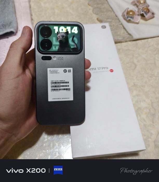 Xiaomi 17 pro 12/256gb yangidek full karobka
