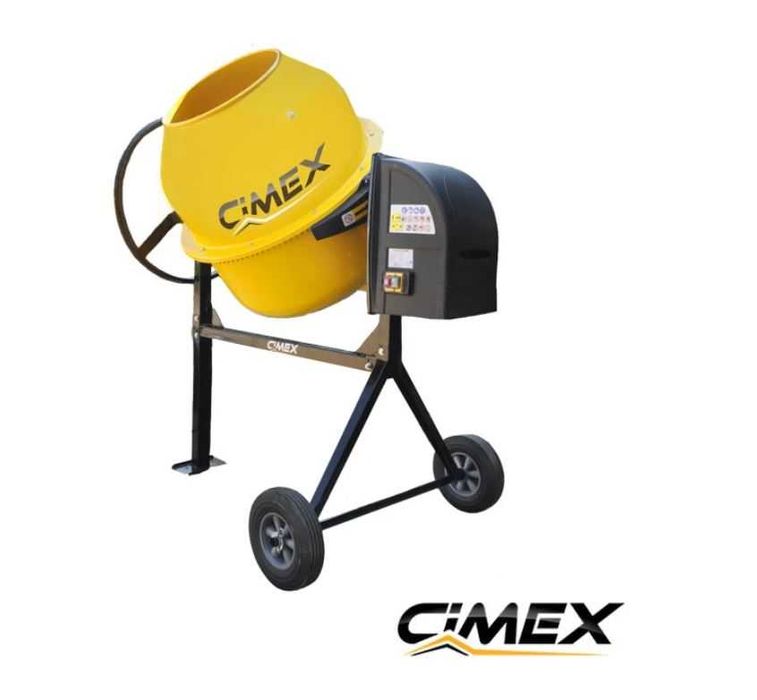 ПРОМО 15% Бетонобъркачка (миксер за бетон) 200 л. CIMEX MIX200 гр ...