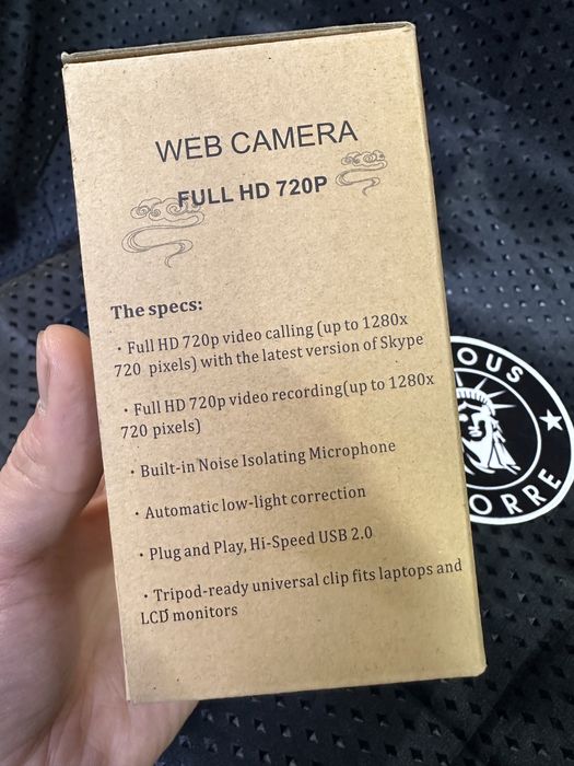 Веб-камера FULL HD с встроенным микрофоном