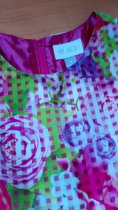 Офиц.детска рокля+ ежедневна за 7-8 г. Красиви и без  забележки