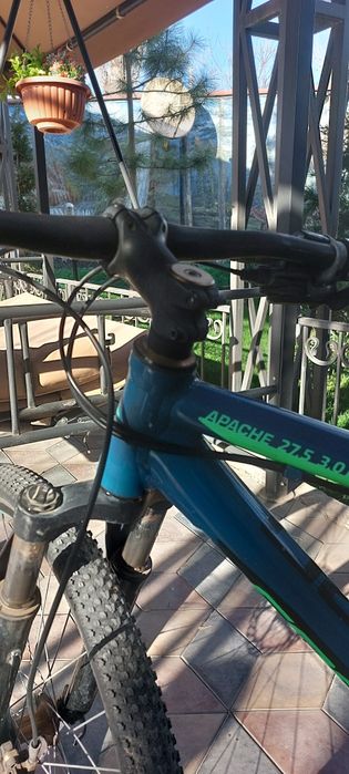 Синий велосипед MTB