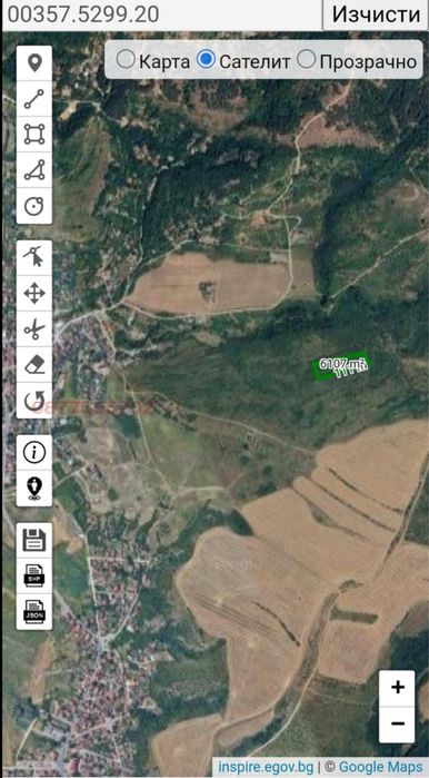 Терен 6103кв.м н кв.Гниляне(Нови Искър)с ид.00357. 5299. 20