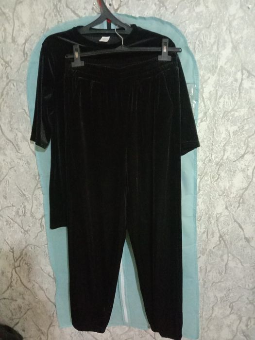 Костюм черный бархат