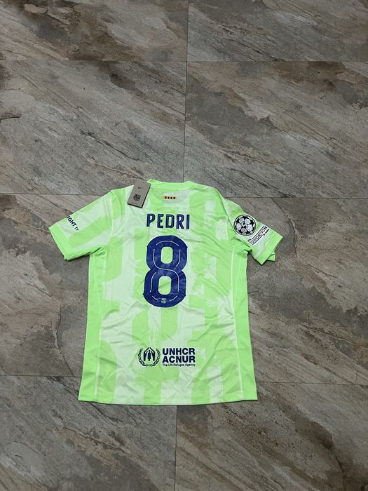Tricou Barcelona ucl pedri third kit 24/25