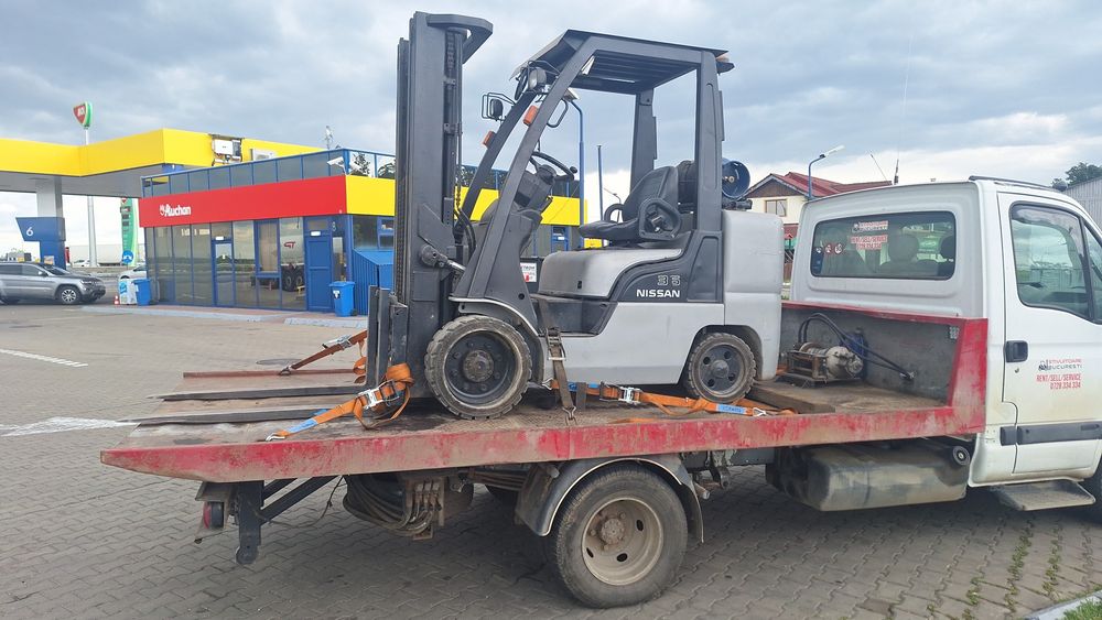 Închiriere motostivuitor încarcare descarcare marfa paleti stivuitor