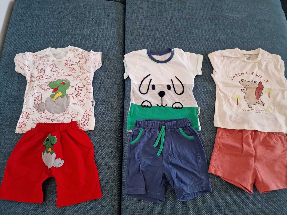 Лот от бебешки дрехи за момче - размер 74/80