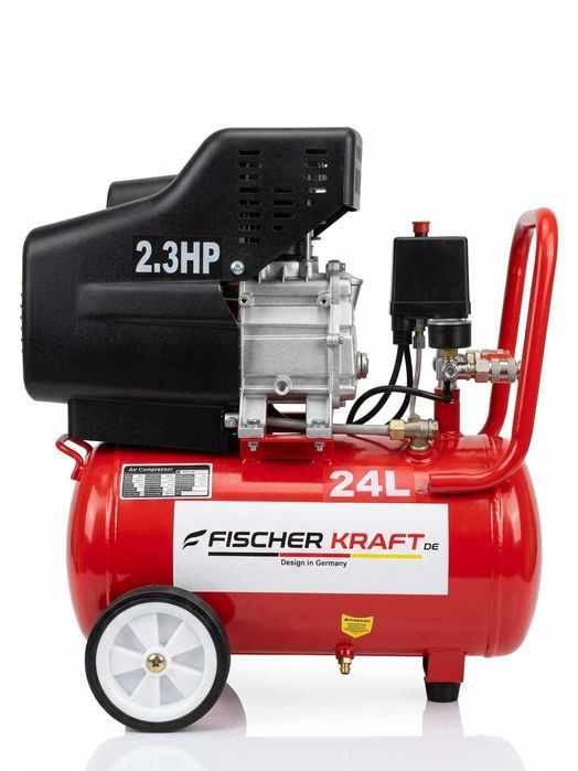 Compresor Aer 24L 2.3CP 8 Bar Fischer Germany Puternic