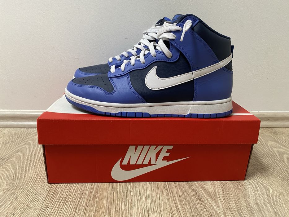 Nike dunk high medium blue midnight Navy