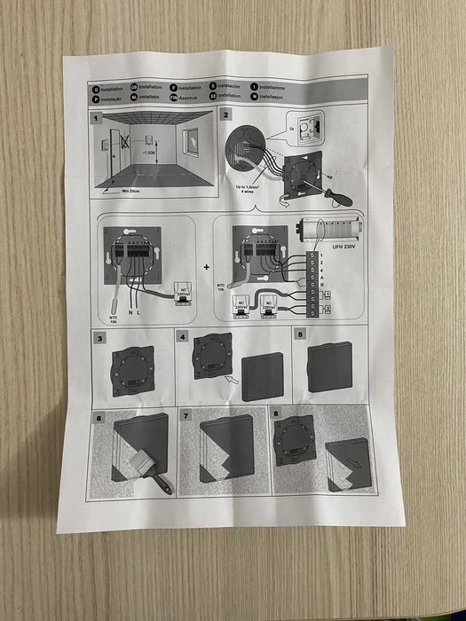 Termostat digital încălzire pardoseala Purmo TempCo  150 ron / buc