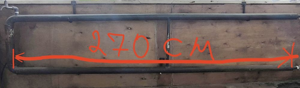 Продается регистр в длину 270 см