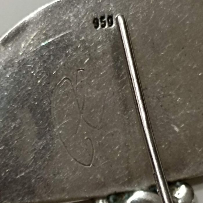 Винтажные серьги серебро 950 пробы..  Европа . Срочно!.