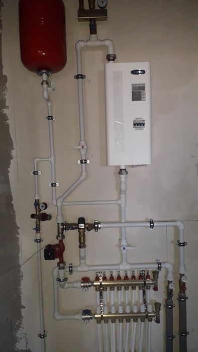 Монтаж системы отопления