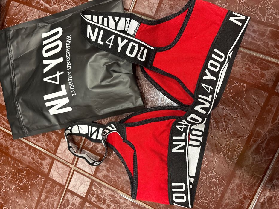 Бюстие НЛ червено М размер