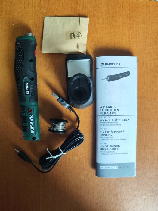 Pistol de lipit cu acumulator parkside PLKA 4 C3