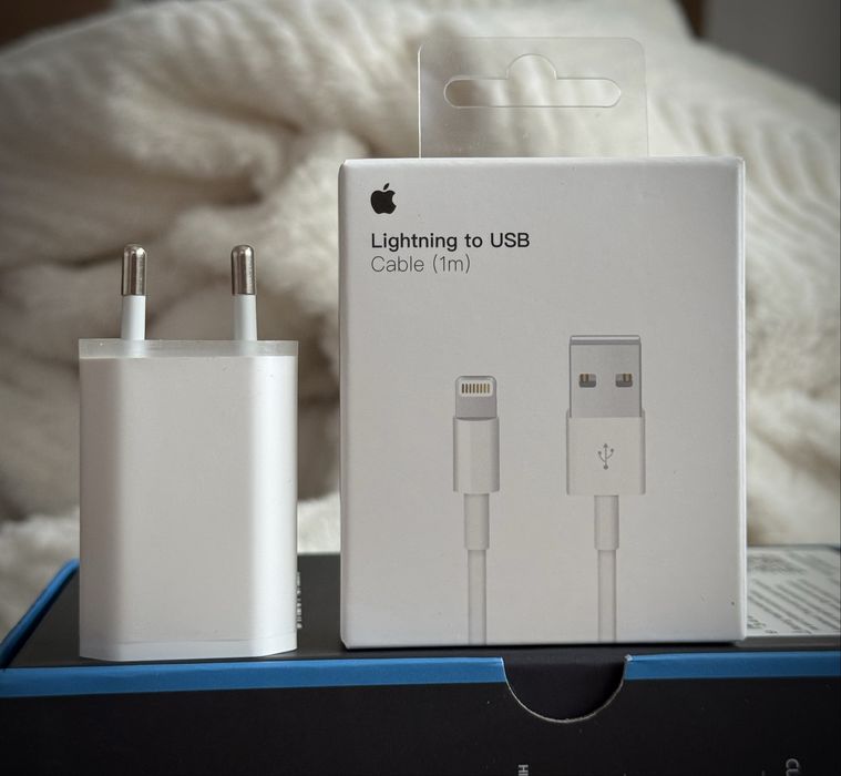 Cablu () Apple USB-A => Lightning •Sigilat• Original 1/2 Metri