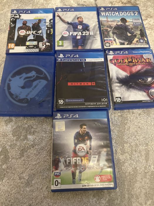 Диски PlayStation 4