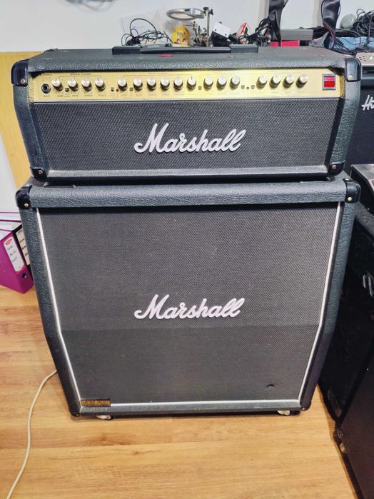 Amplif chita Marshall Bi Chorus 200, cabinet Marshall JCM900 Lead 1960