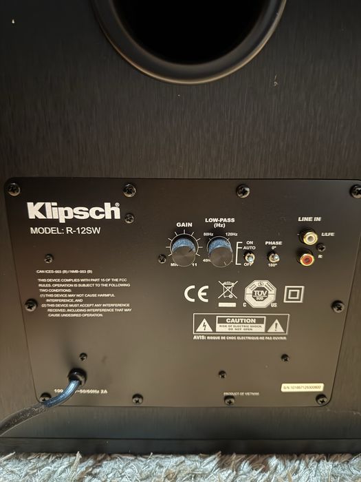 Subwoofer activ Klipsch R-12SW 240watt USA