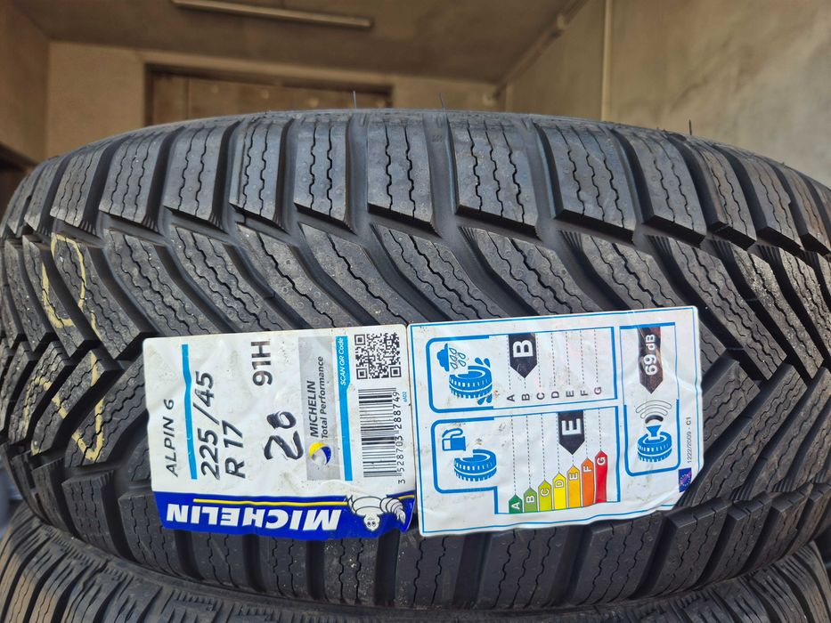 4 Anvelope de IARNA - 225/45/17 - Michelin ALPIN 6 - NOU - DOT 2020 !