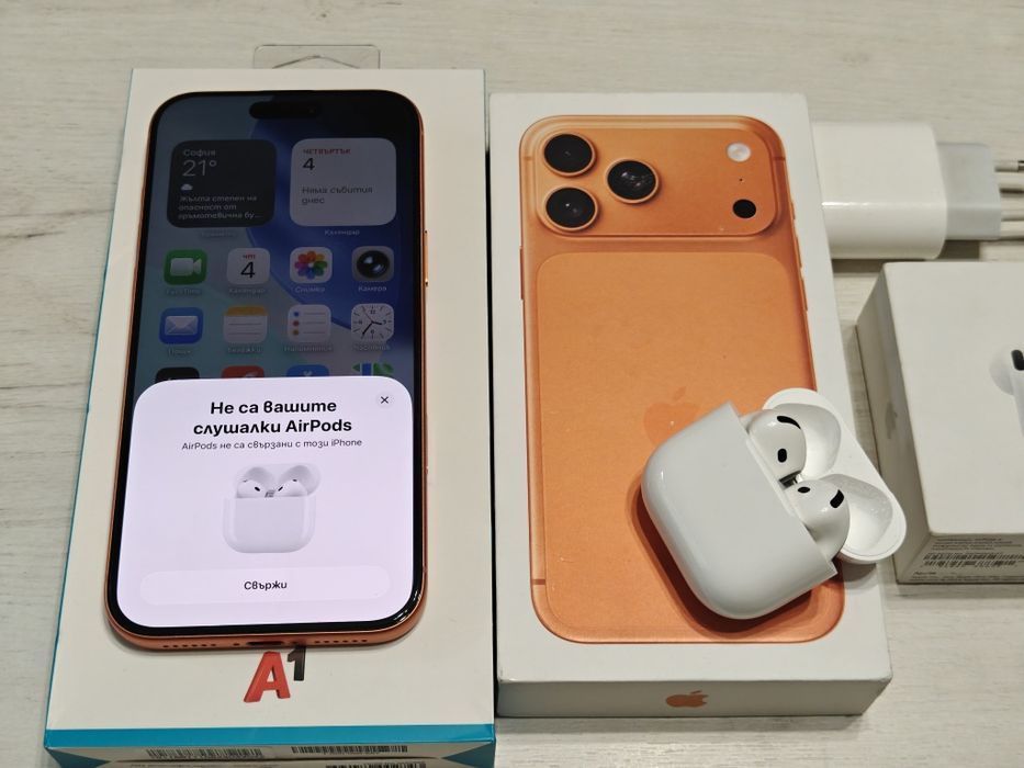 Като нов iPhone 17 Pro Max 256 GB Гаранция