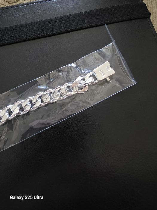 Мъжка сребърна гривна