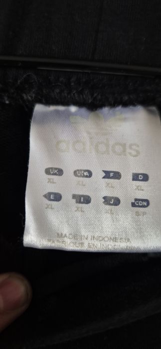 Pantaloni de trening Adidas, de dama, marinea XL, negri