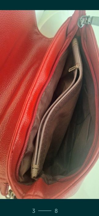 Новая  кожаная сумка Poland