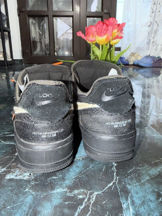 Nike Air Force 1 Low X Off-White Black 2018