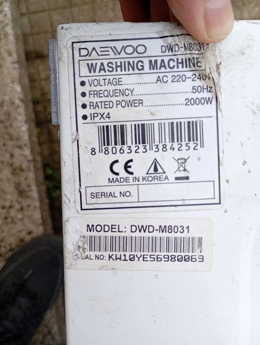 Продавам пералня  Daewoo DWD-8031 на части