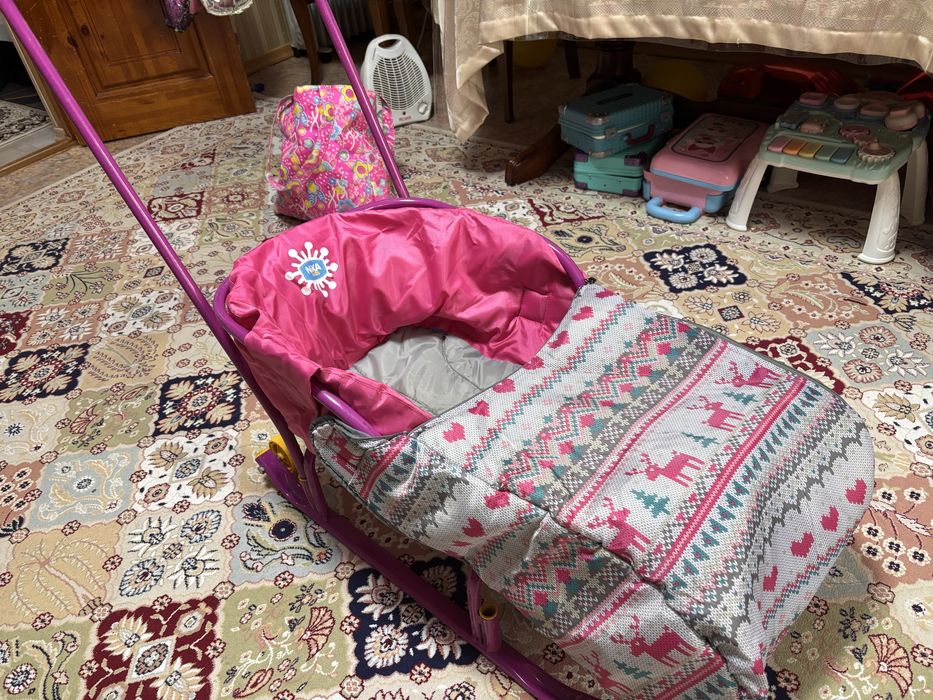 Санки с колесиками