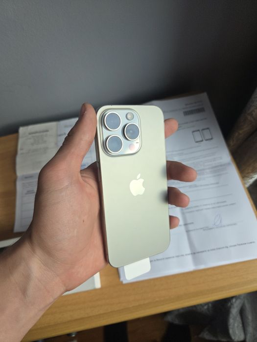 ЧИСТО НОВ iPhone 15 Pro 100% Battery Подменен по Гаранция 0 цикъла