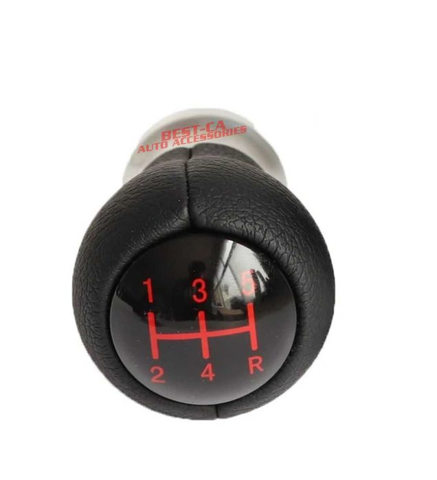 Кожена топка скоростен лост за Kia Picanto Rio (2011-2017) 5 скорости