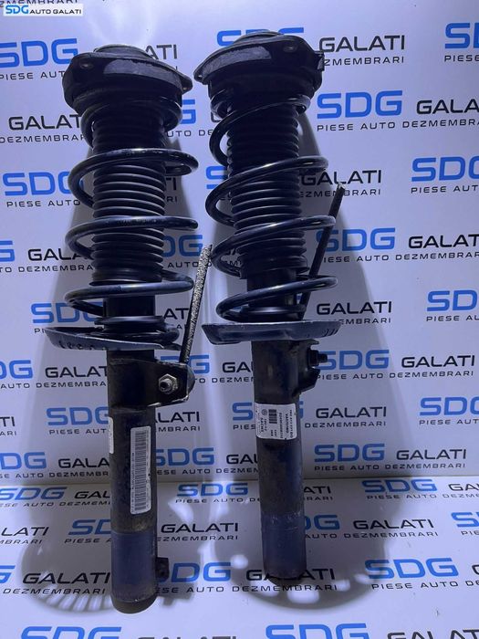 Set Amortizoare Telescoape Fata Stanga Dreapta Complete cu Arcuri Volkswagen Golf 5 2004 - 2008 Cod 1K0400054GE 1K0413031DG