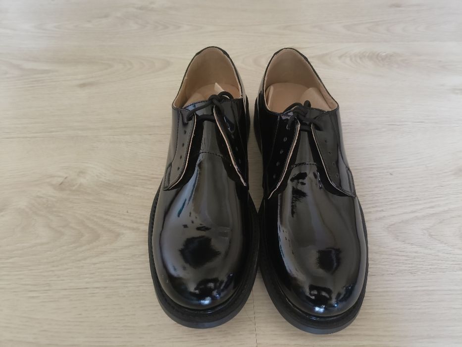 Туфли кожаные лакированные
