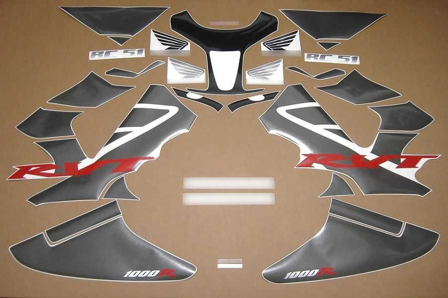 Стикери Honda VTR/RVT 1000 SP1 SP2 RC51 лепенки хонда втр sp-1 sp-2