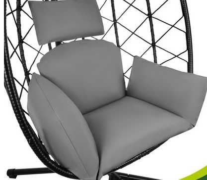 Висящ градински стол за тераса тип люлка яйце до