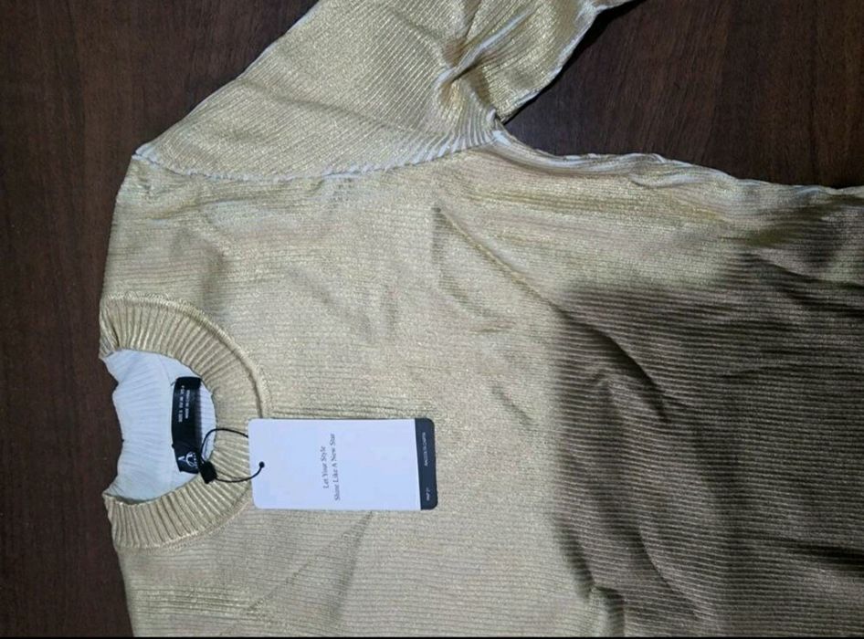 Дамска Блуза Златна