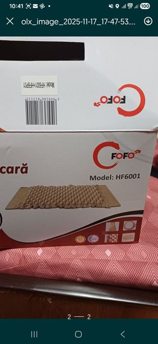 Saltea antiescara folosita 2zile