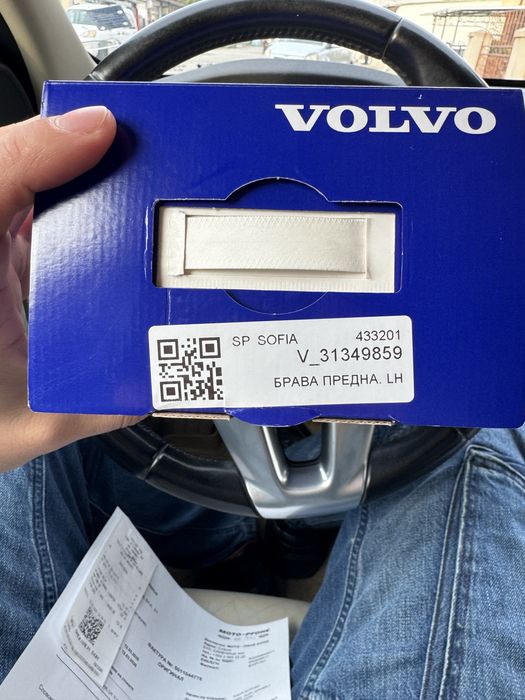 Брава за предна лява врата (шофьорска) за Volvo s60 2012 година