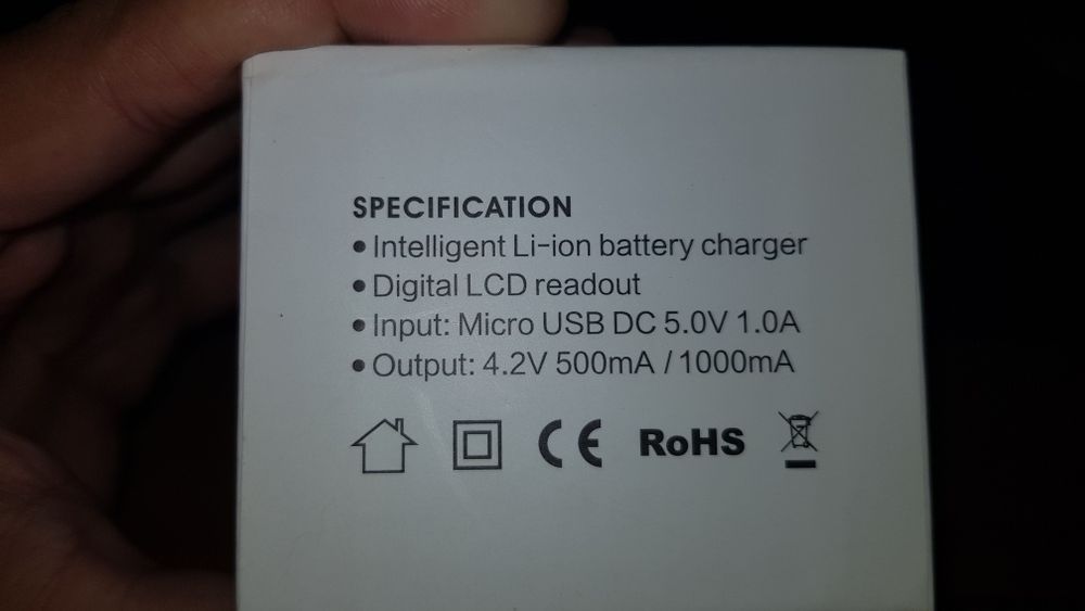 Vand incarcator baterii li-ion