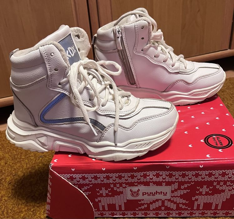 Кроссовки высокие демисезонные