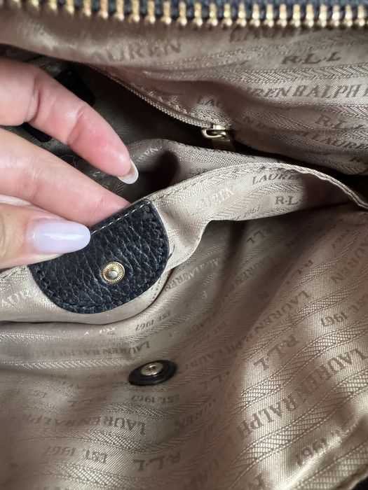 Geanta de piele naturala Ralph Lauren Originala