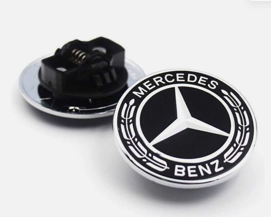 Emblemă capotă negru Mercedes-benz w204 w211 w205 W212 w203 w213 w177
