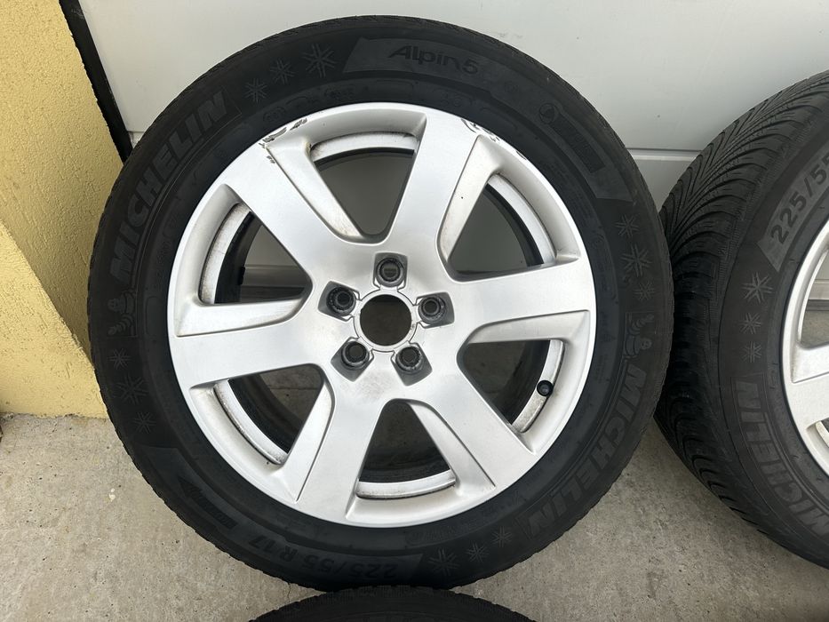 Roti Audi A6 pe 17’ 5x112 jante aluminiu originale