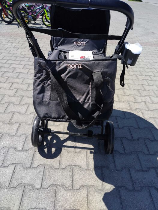 MONI Комбинирана детска количка RAFAELLO черен