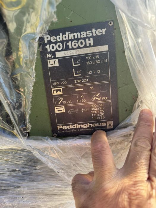 Хидравлична комбинирана ножица и щанца (профилстахlschere / ironworker) Peddinghaus Peddimaster 100/160 H