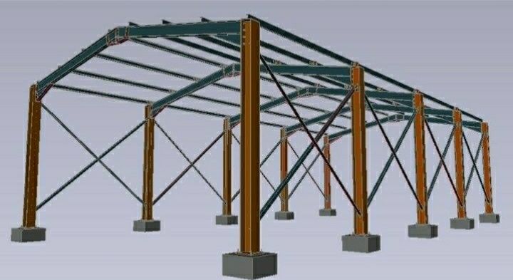 Vand hala metalică de 38×13×4