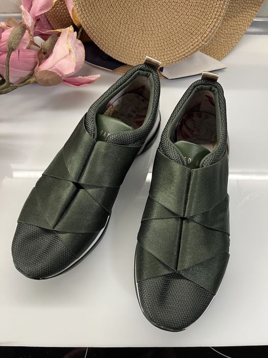 Ted Baker дамски/детски обувки кожа с плат