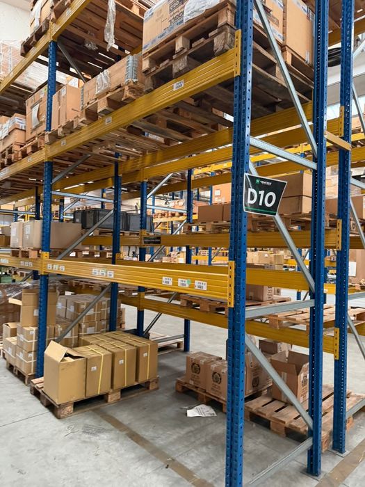 Rafturi metalice industriale depozitare paleti x88