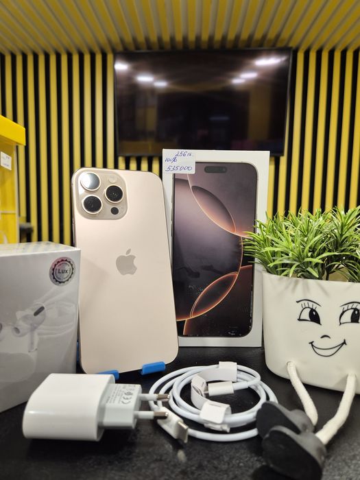 Iphone 16Pro max,256гб,100%,Kaspi0-0-24
